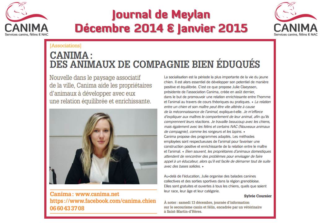 Journal Meylan - Canima